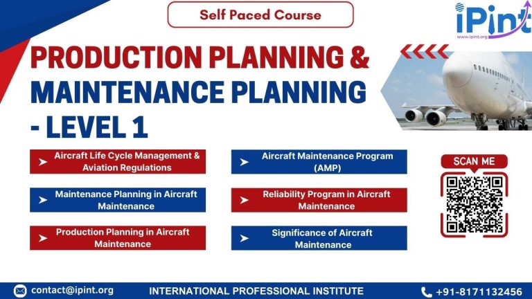 Maintenance Planning & Production Planning in Aircraft Maintenance – Level 1